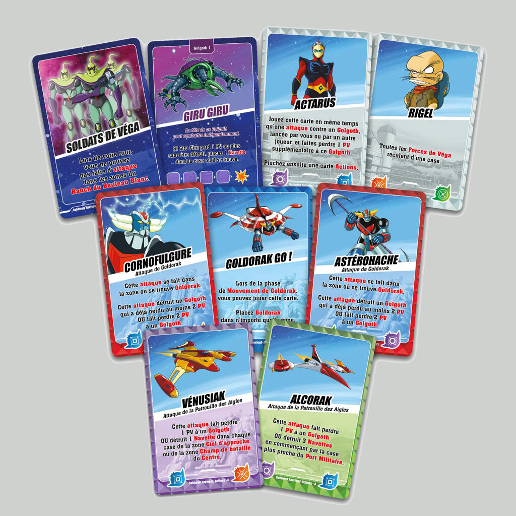 Jeu Goldorak XperienZ - Carte de jeu stratégique 1