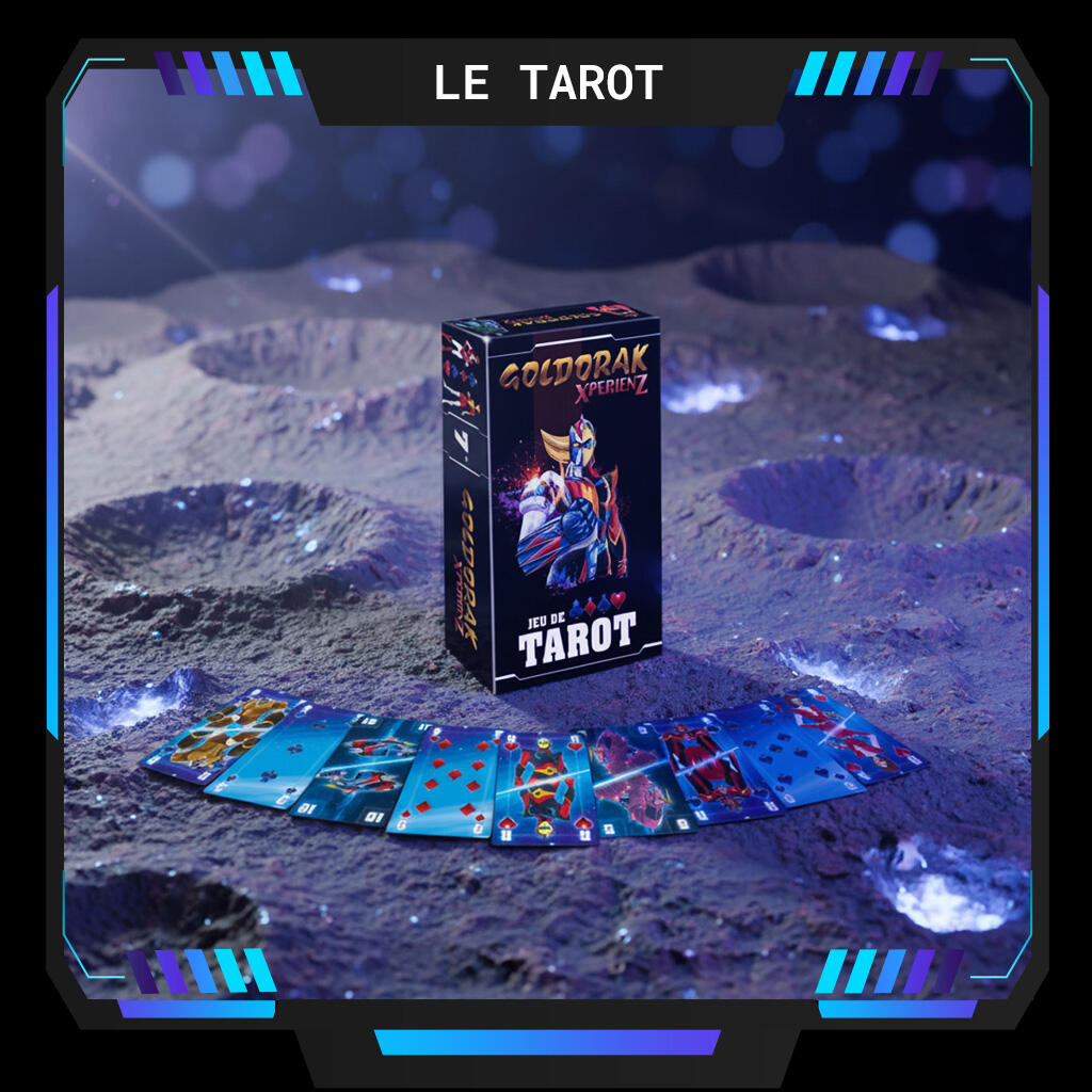 Tarot Goldorak XperienZ - 78 cartes illustrées officiel