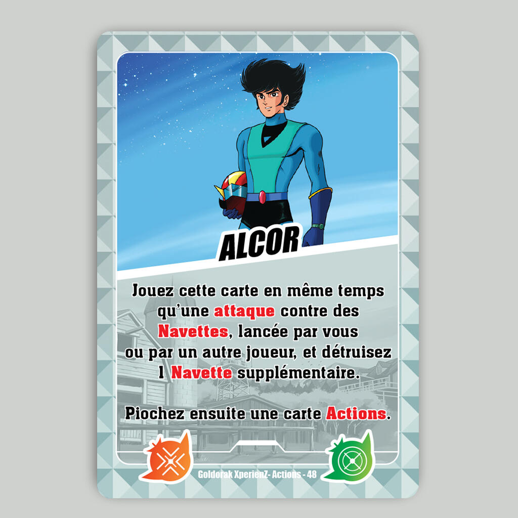 Jeu Goldorak XperienZ - Carte de jeu stratégique 6