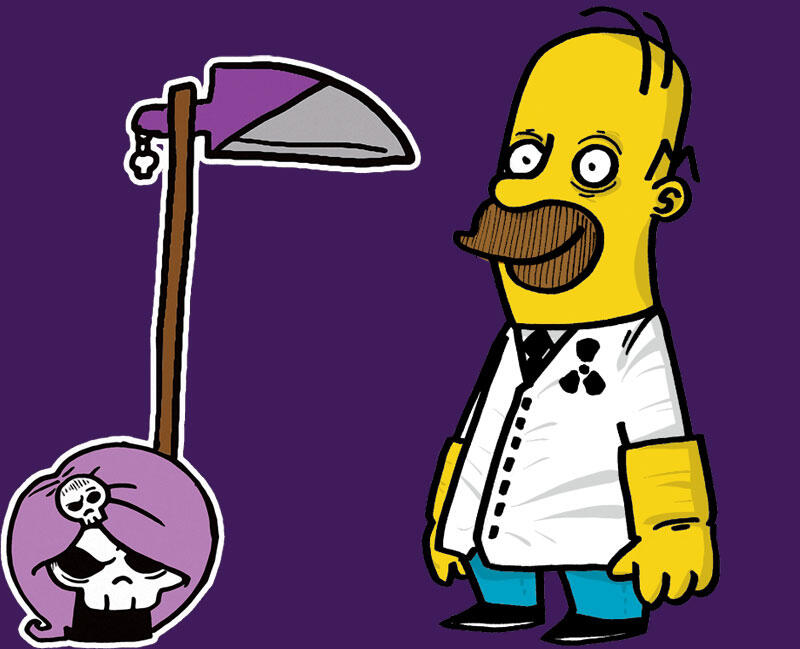 La Petite Morte - Carte personnage parodique 1