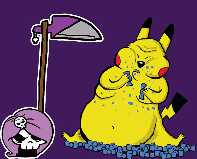 La Petite Morte - Carte personnage parodique 3